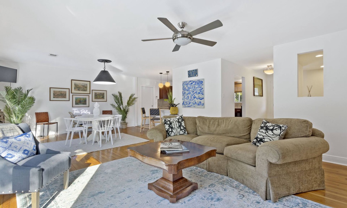 Gulf Hills House | 3BR/2BA w/water views-game room-dock. Near Downtown Ocean Springs! Twin Palms