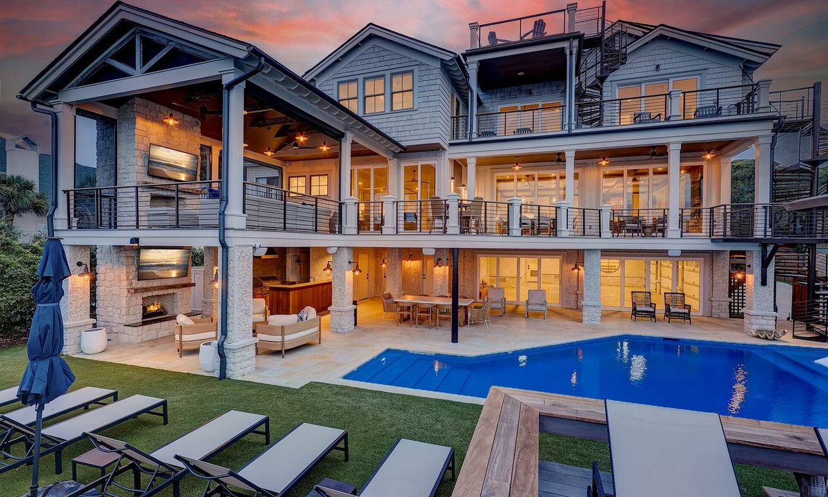 North Forest Beach House | 93 Dune Lane -Brand NEW Oceanfront 9 Bedroom Home w/Private Pool & Spa