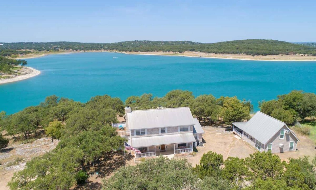 Canyon Lake House | CL 1105H Endless Tranquility. The lake is now 100% full!