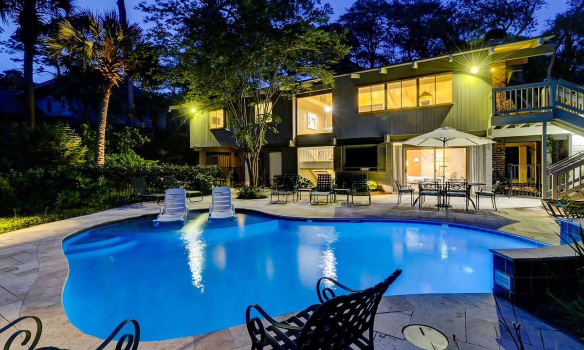 Oceanside House | Classic DOG FRIENDLY Five Bedroom 2nd Row Ocean Sea Pines Home with a Pool