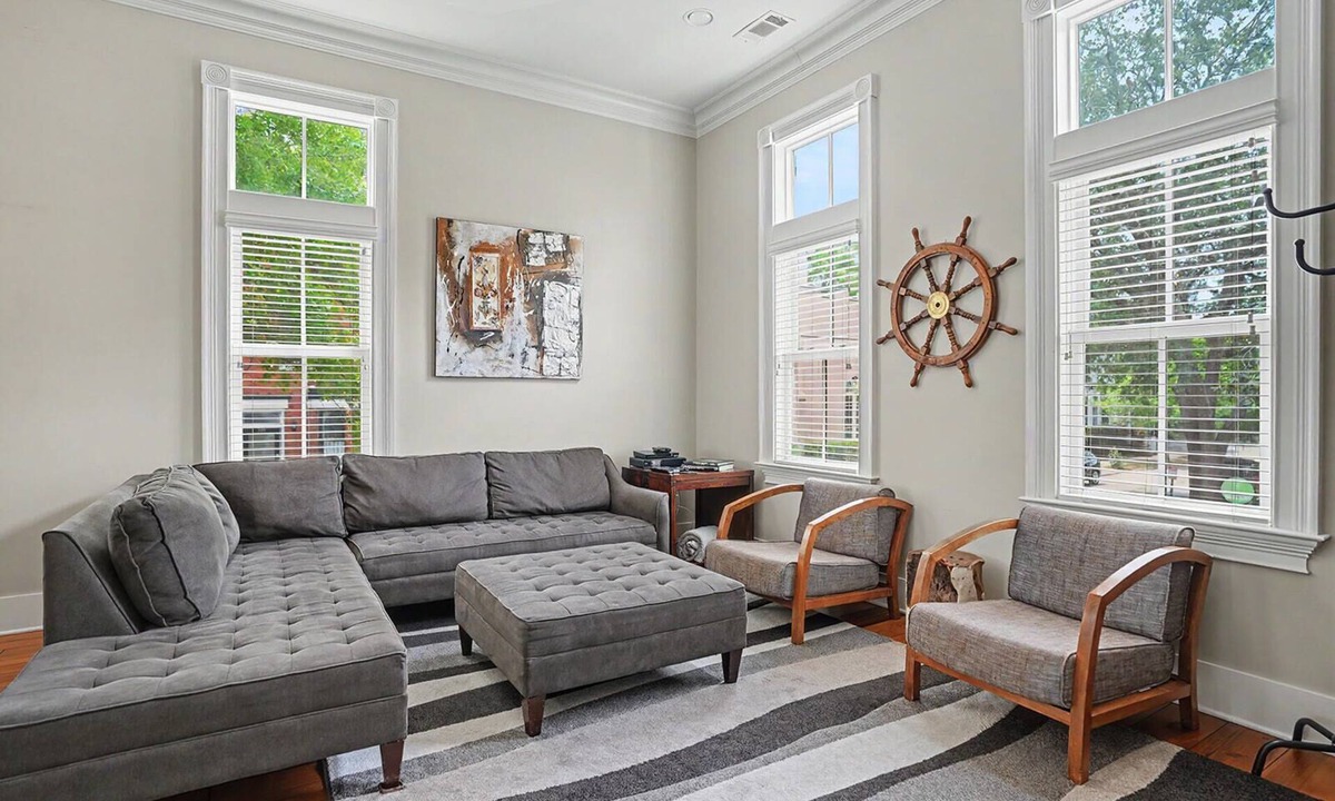 Historic Downtown Savannah House | Coastal Townhome Near Park with Parking by Lucky Savannah