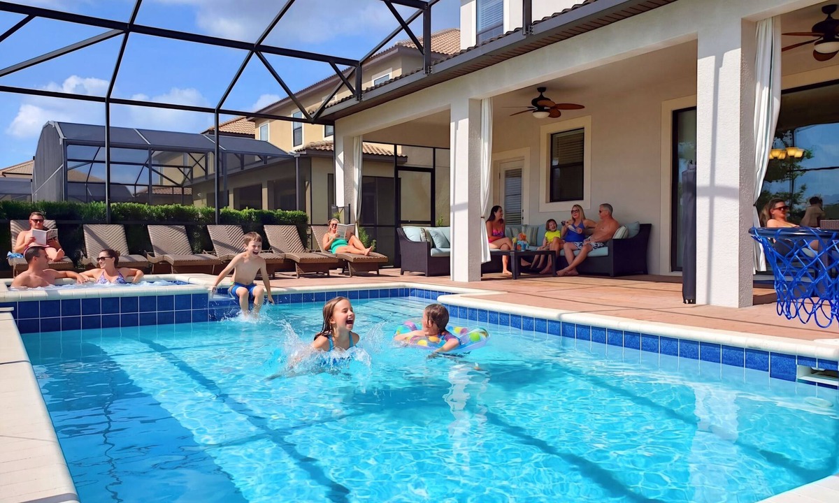 Davenport House | Exceptional Villa: Saltwater Pool, No Rear Neighbors, Game Room & Movie Theater