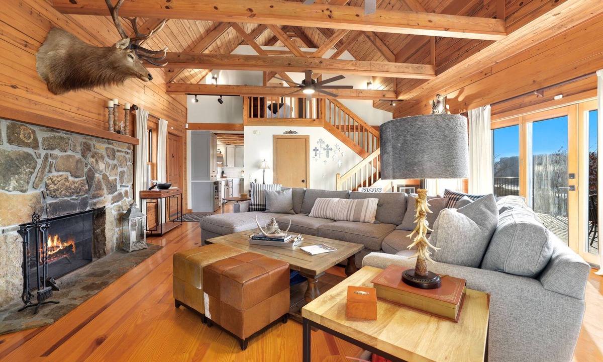Springdale Cabin | Log Home on Beaver Lake, Big Views, Big Fun!