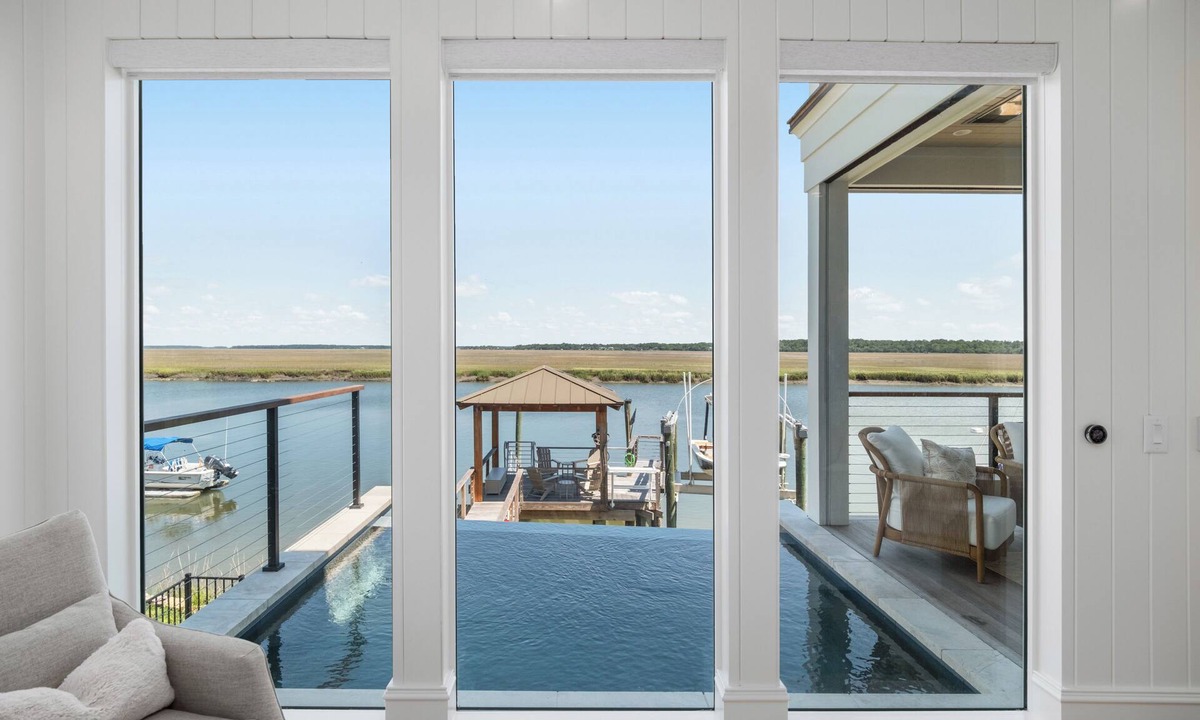 Ocean Ridge House | LUXURY 5 BR WATERFRONT RETREAT ON EDISTO BEACH W/PRIVATE POOL & DEEPWATER DOCK