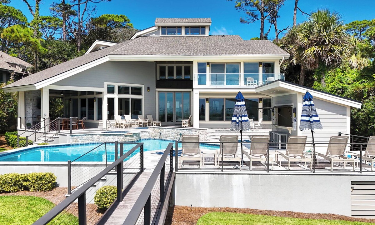 Oceanside House | Luxury 7 BR 7BA Gorgeous Ocean Views Private Pool Hot Tub Gourmet Kitchen
