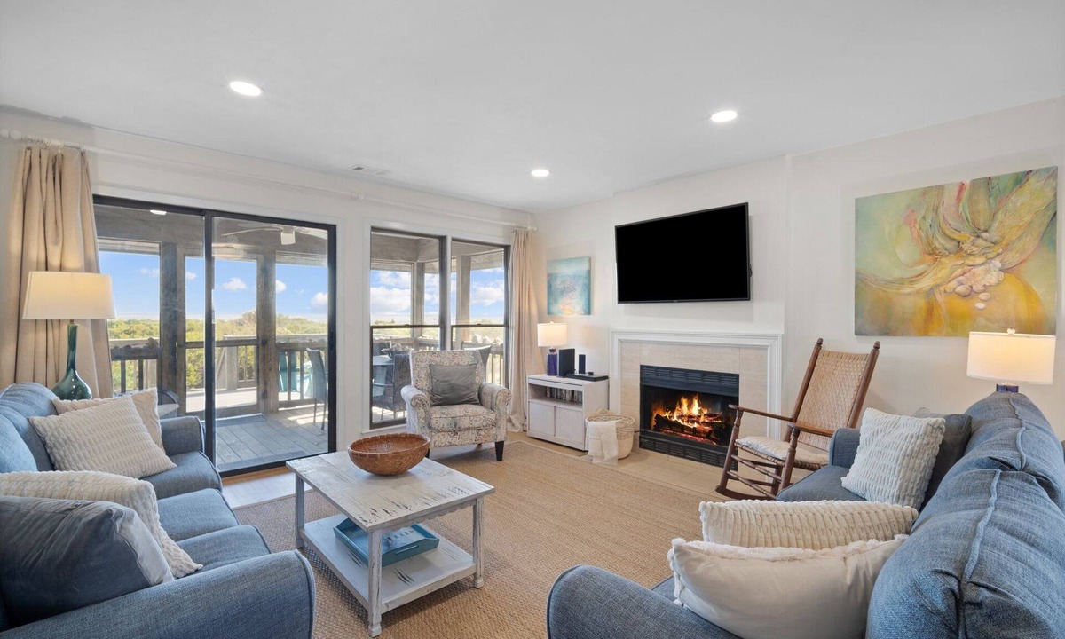 Oceanmarsh Subdivision House | NEWLY RENOVATED! Unobstructed Beach Views! Beach Access!