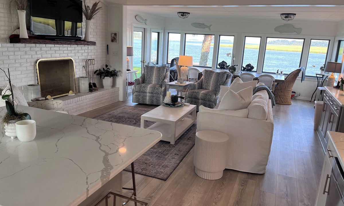 Okatie House | Newly renovated 3BR river home with views nestled between Beaufort and Bluffton