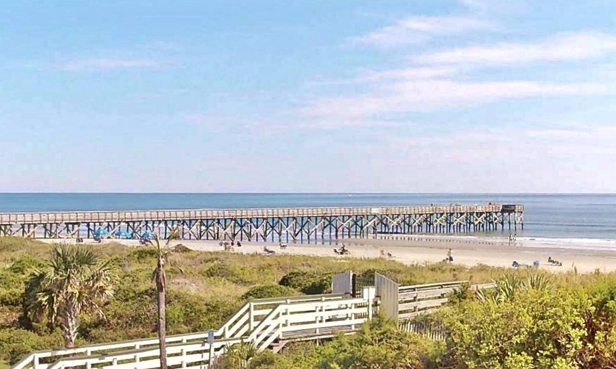 Isle of Palms Villa | Oceanfront Condo-Pool/Pier, Fishing, Stunning Ocean Views!