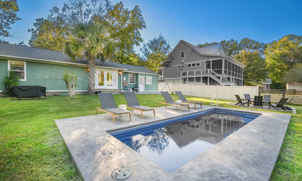 Hanahan House | Peaceful 3BR, Private Pool & Marsh Views Minutes from Charleston & Beaches