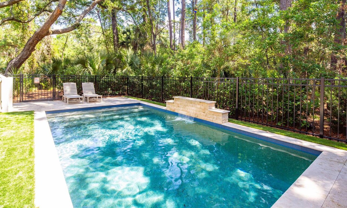 West Beach House | Private Pool, 4-Minute Bike Ride to Beach, 4 Covered Balconies & Serene Views of Maritime Forest