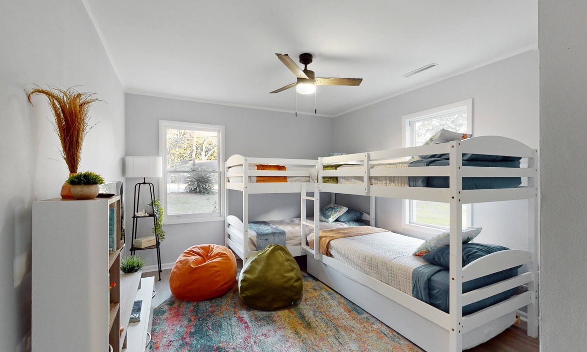 Shell Point House | Remodeled cozy ocean themed home with outdoor seating & firepit