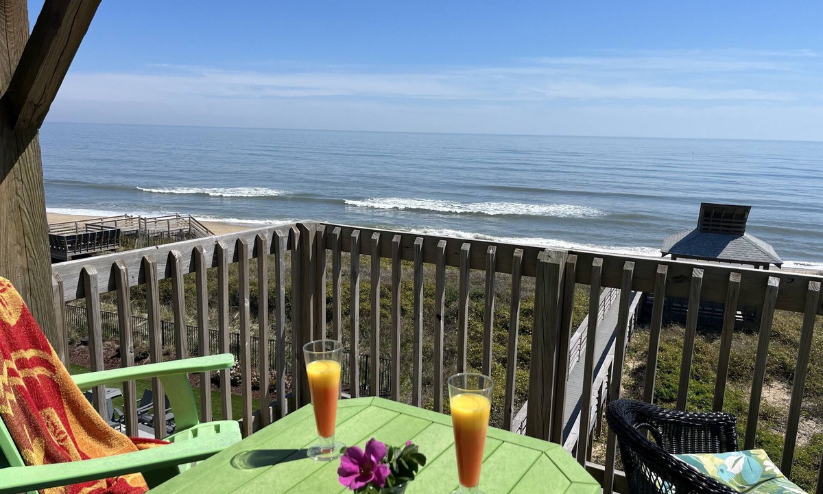 Duck Condo | Truly Oceanfront, newly renovated. The Penthouse in Duck, Amazing Ocean Views!