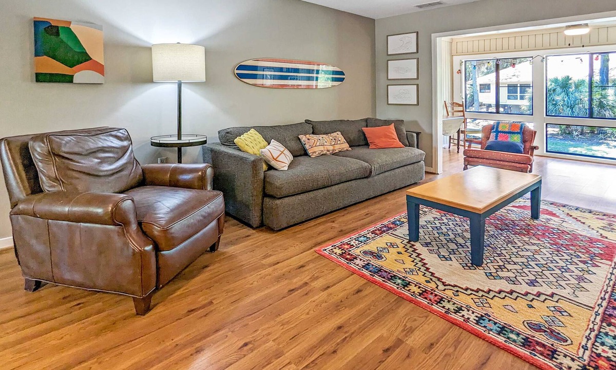 Ocean Ridge Cabin | Vibrant, Waterfront Home with Free WiFi, Full Kitchen, Gas Grill, & A/C