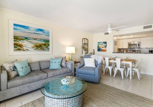 Oceanfront condo with balcony, pool, updated interior in Fernandina Beach