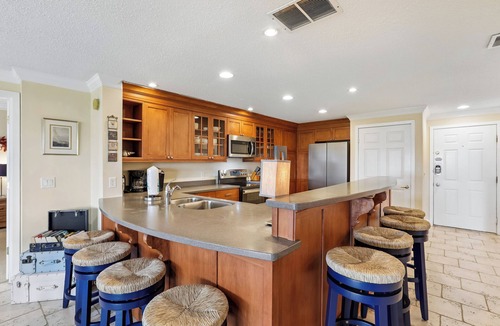 South Beach Villa | 1848 Beachside Tennis ~ 1st Floor Renovated Villa with Direct Walkout to Beach!