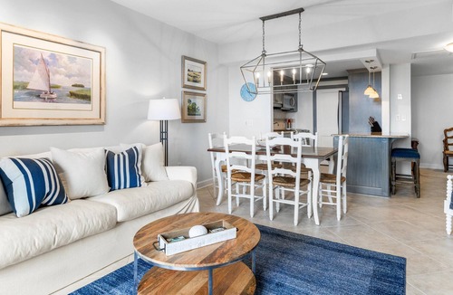West Beach Village Condo | 2268 Shipwatch: 2BR Oceanfront, Steps from the Beach, Bike Credit