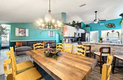 Indian Point House | 4BR Villa with Free Heated Pool & Grill Near Disney