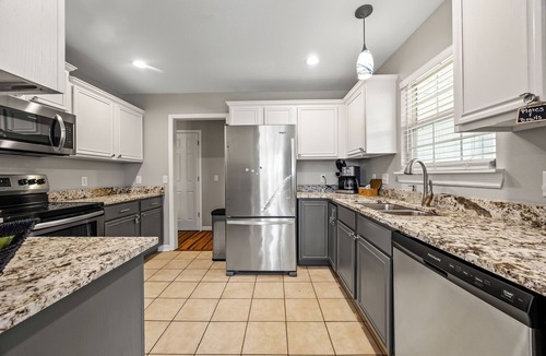 Bentonville House | Beautiful retreat. Kid, bike, dog & work friendly. Pool, ping-pong & foosball!