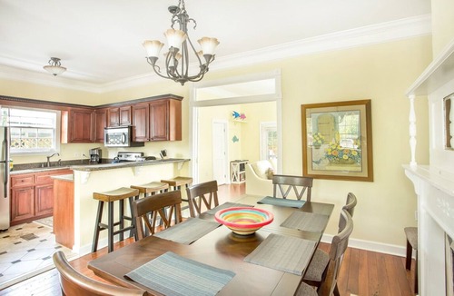 Beach Institute House | Bright Cottage w/Private Veranda, Pet Friendly, Parking by Lucky Savannah