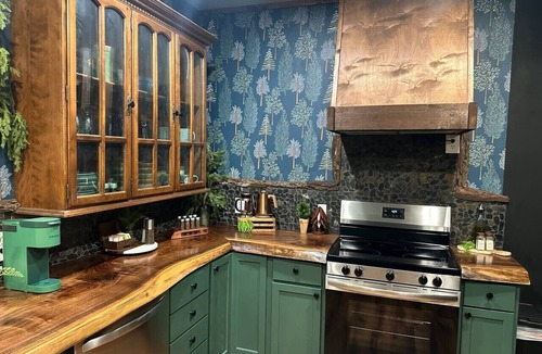 Board Camp Cabin | Brookhaven Bliss | A-Frame Retreat + Hot Tub/Sauna