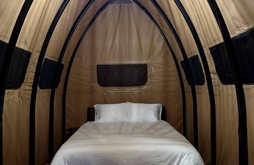Ruffin RV Rental | Canvas Cabin with Camp Grill and Cozy Outdoor Retreat in Branchville, South Carolina