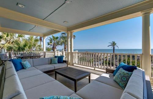 Isle of Palms House | Coastal Sunrise Ocean Front on Ocean Blvd. Private Pool/hot tub, stunning ocean views!