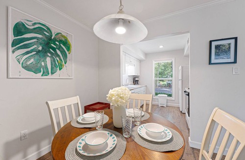 The Cottages Condo | Cozy Shipyard Retreat| 2BR, Patio, Beach Parking & Golf Course Views