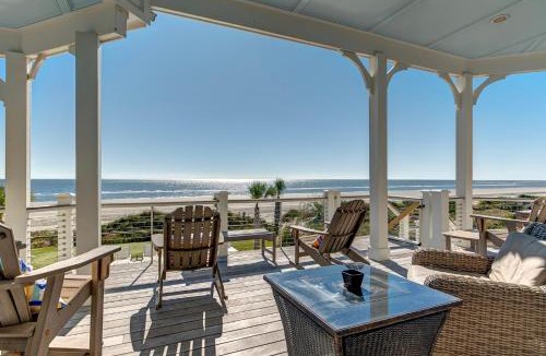 Isle of Palms House | Discounts! Sea Spray- 400 Ocean Blvd. Oceanfont! Six Bedroom, Sleeps 15, Private Pool/Hot Tub