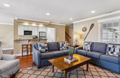 South Beach Villa | Enjoy Views of Calibogue Sound from Private Deck
