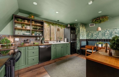 Board Camp Cabin | Evergreen Dreams | A-Frame Retreat + Hot Tub/Sauna