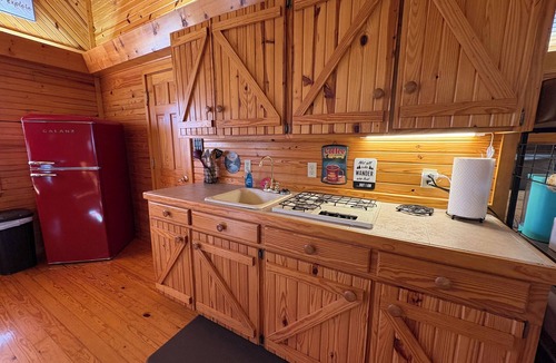 Pleasant Grove Cabin | Experience the Ozarks in style with the Waterfall Cabin! Tons of Amenities!