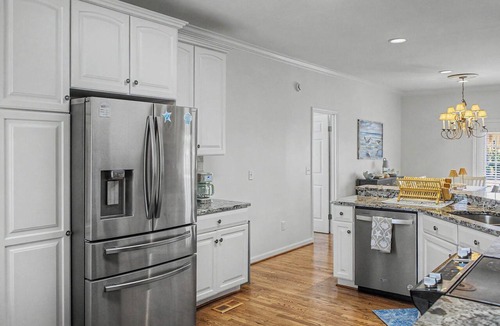Beachwalk House | Family-Friendly 7BR Home on Gated Island - 200 Yds to Calm Beach - EV Charger