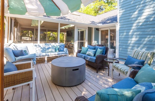 Isle of Palms House | Family-Friendly; Steps to Beach; Fabulous Backyard w/Screened Porch, Expansive Back Deck & Fire Pit