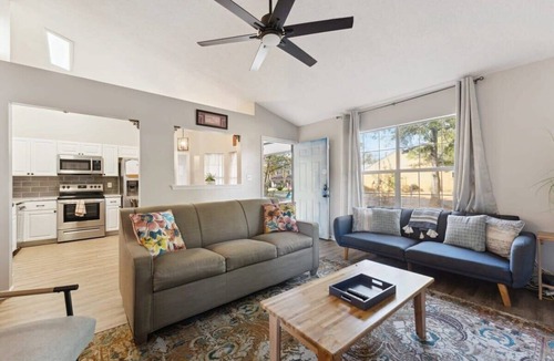 Savannah House | Fenced Yard, Fire Pit & BBQ Grill Near Lake Mayer