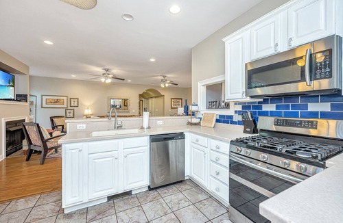 Sunset Point House | Grand Beach Retreat: Hot Tub, Walk to Ocean, Large Screened in Porch