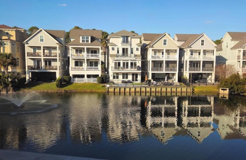Folly Field House | Hilton Head Beach House for Large Groups w/heated pool and water view- Luxury