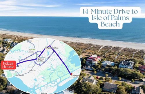 Mount Pleasant House | Luxury Rental Pool & Hot Tub The Pelzer House