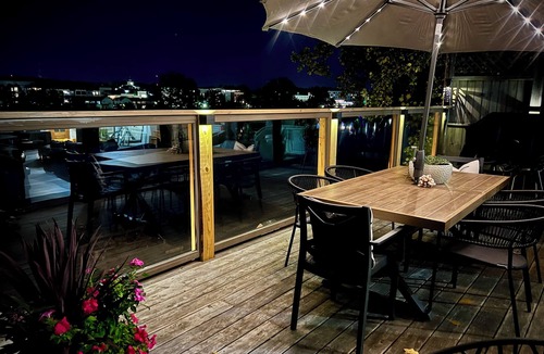 West End House | Luxury Riverhouse Downtown!—4BR, Private Dock & Sauna