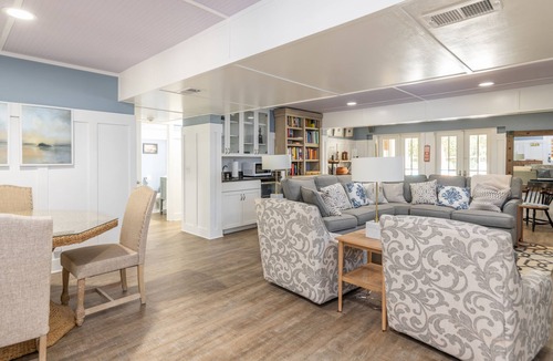 Beach Lagoon House | Oceanfront Home Sea Pines | Private Beach Path | Pool | Hot Tub | Screened Patio