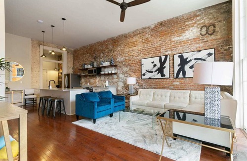 Faubourg Marigny Apartment | Panoramic Balcony with views of French Quarter & Frenchmen Street