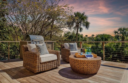 Vanderhorst Plantation House | Panoramic Views! Infinity pool & hot tub. Easy, private layout!