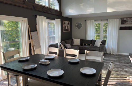 Campton House | Plan for fall foliage in the Lakes-mountain region. Brand New 3 Bedroom Chalet