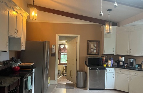 Charleston House | Private home on James Island, Charleston, walk to beach, Screened porch @ deck
