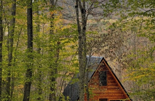 Edray Cabin | Private Mountain View Alpine A-Frame 8 miles to Snowshoe