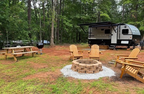 Milledgeville House | Serene caravan with AC in Sparta - Perfect for a private and peaceful getaway