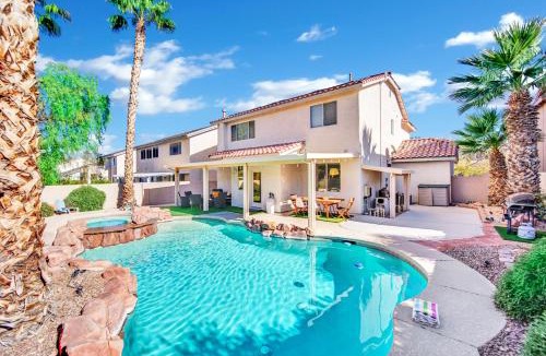 Henderson House | Seven Palms Stylish Home with Pool, Hot Tub,& Movie Room