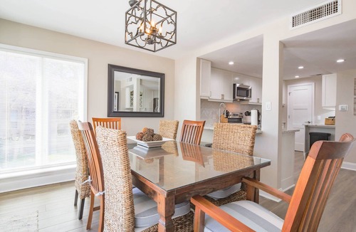 Palmetto Dunes House | Steps to Beach, Community Pool & The Dunes House! Renovated End Unit Villa w/Patio & Balcony.