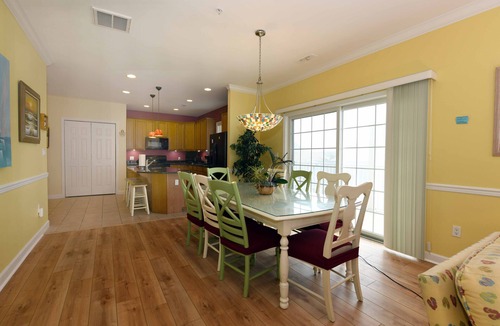 Ocean City Condo | Unique, festive 3-bedroom luxury condo with adorable coastal decor and free WiFi located downtown on the bayside and just two blocks to the beach and Boardwalk!