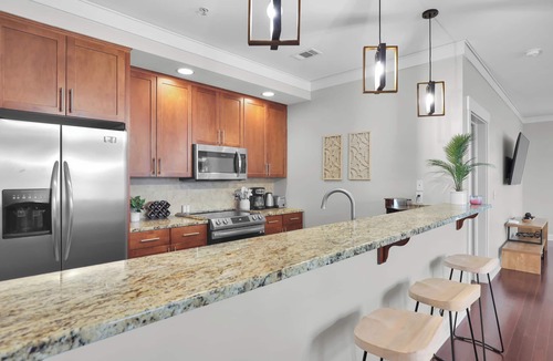 Old West Broad Neighborhood House | Walkable Historic District | 3BDR Group Getaway | The Juliette #205 by AvantStay