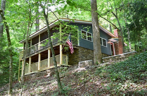 Dahlonega Cottage | Waterfall Cottage within sight & sound of Cane Creek Falls, 2BR 2BA